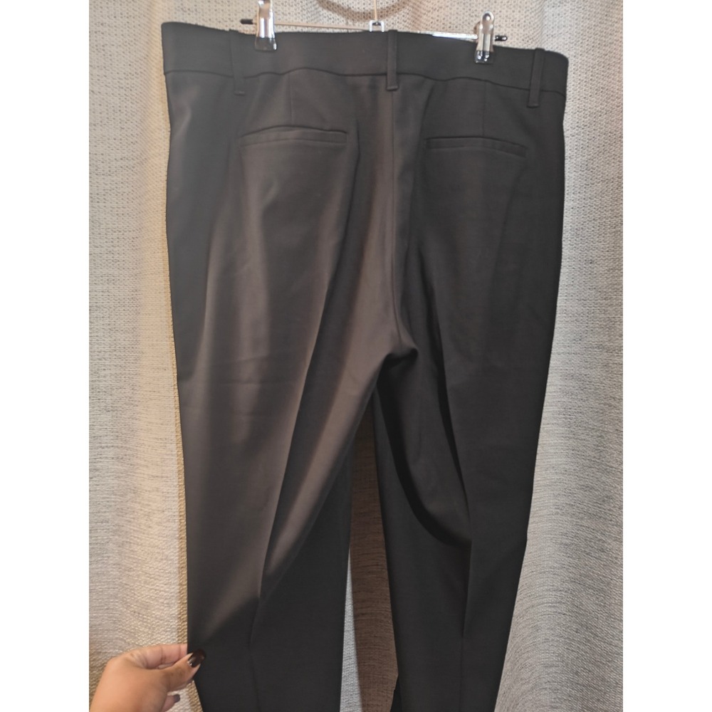 Vince Black Italian Wool Blend Cuffed Ankle Trousers V473221483 Womens 14 - Picture 8 of 12